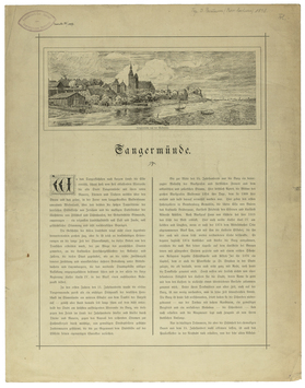 Vorschaubild Tangermünde, Grafik und Text, Seite 1